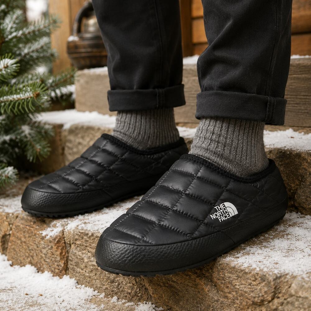 The North Face Shoes Thermoball Traction Mule Mens Black SZ10 Slip On